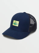 Volcom Mens Good Vibes Cheese Navy Snapback Hat