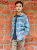 Volcom Boys Caden Plaid LS Shirt