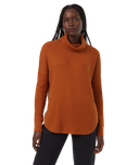 Ten Tree Ladies TreeWaffle Turtleneck LS Top