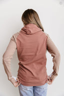 Ampersand Ave Ladies Kiss & Tell Doublehood Sweatshirt