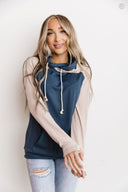 Ampersand Ave Ladies Home Sweet Home Doublehood Sweatshirt
