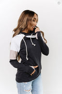 Ampersand Ave Ladies Let's Face It Doublehood Sweatshirt