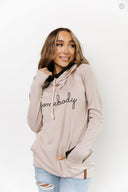 Ampersand Ave Ladies Homebody Doublehood Sweatshirt