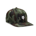 Fox Mens Green Camo Fox Head Camo Tech Flexfit Hat