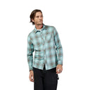 Fox Mens Vintage Wash Blue Survivalist Stretch Flannel