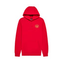 Fox Mens Flame Red Slogan Fleece Pullover