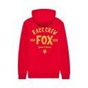 Fox Mens Flame Red Slogan Fleece Pullover