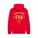 Fox Mens Flame Red Slogan Fleece Pullover