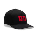 Fox Men's Typeface Black Flexfit Hat