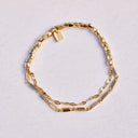 Pura Vida Metal Bead & Chain Stretch Bracelet