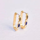 Pura Vida Stone Hoop Earrings