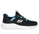 Skechers Boys Black/Blue Bounder Brisk Burst Running Shoe