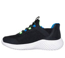 Skechers Boys Black/Blue Bounder Brisk Burst Running Shoe