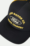 Brixton Mens Burnt Rubber/Empire Yellow Ford Built Tough Trucker Hat