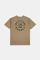 Brixton Mens Tiger's Eye/Navy/Mahogany Oath V SS Tshirt