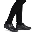 Rieker Ladies Black 47264-00 Donna Lined Shoe