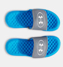 Under Armour Boys Electric Blue/Titan Grey Ignite Pro 8 Slide