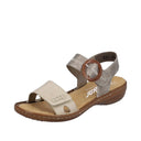 Rieker Ladies Beige 608Z3-60 Regina Sandal