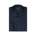 Leo Chevalier Mens Navy Knit Button Down Sport Shirt