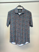 Leo Chevalier Mens Multi Leaf Stretch Knit SS Shirt