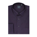 Leo Chevalier Mens Purple Hidden Button Down Tall No Iron Shirt