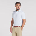Puma Men's Mattr Micro Floral White Glow/Modern Mint Golf Polo