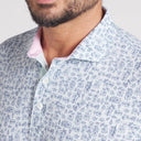 Puma Mens Peaceful Blue Puma X AP Sketch Polo