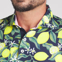 Puma Mens Deep Navy Puma X AP Lemon Branch Polo