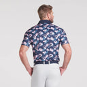 Puma Men's X Arnold Palmer Spring Floral Deep Navy/Pale Pink Golf Polo