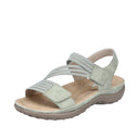 Rieker Ladies Green Franja Sandal