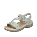 Rieker Ladies Green Franja Sandal