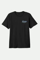 Brixton Mens Black/Grey Blue Township SS Tshirt