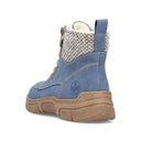 Rieker Ladies 72330-14 Blue Lined Boot