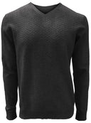 Point Zero Mens Lemin Cashmere Inspired V-Neck Sweater