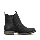 Rieker Ladies Black Ornella Lined Boot