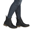 Rieker Ladies Black Ornella Lined Boot