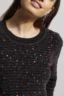 Tribal Ladies Crew Neck LS Sweater