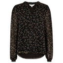 Apricot Ladies Ditsy Floral Button Chiffon Top