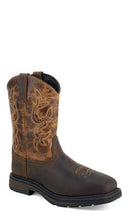 Old West Mens Brown 98414 Broad Square Toe Boot