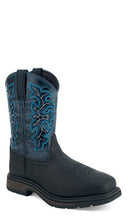 Old West Mens 98416 Black Broad Square Toe Boot