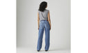 Levi Ladies Heavy Check Baggy Dad Jeans