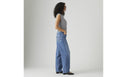 Levi Ladies Heavy Check Baggy Dad Jeans