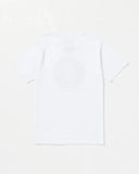 Volcom Mens White Circle Stone SS Tshirt