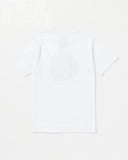 Volcom Mens White Circle Stone SS Tshirt