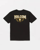 Volcom Mens Black Reaves SS Tshirt