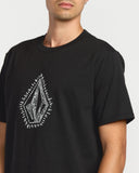 Volcom Mens Black Stone Lore SS Tshirt