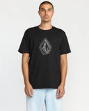 Volcom Mens Black Stone Lore SS Tshirt