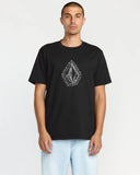 Volcom Mens Black Stone Lore SS Tshirt
