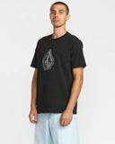 Volcom Mens Black Stone Lore SS Tshirt