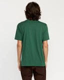 Volcom Mens Vineyard Green Stone Lore SS Tshirt